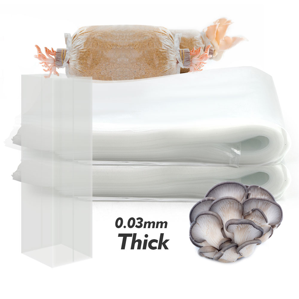 Mushroom Spawn Bag - 0.03mm Thick PE Mushroom Cultivation Planting