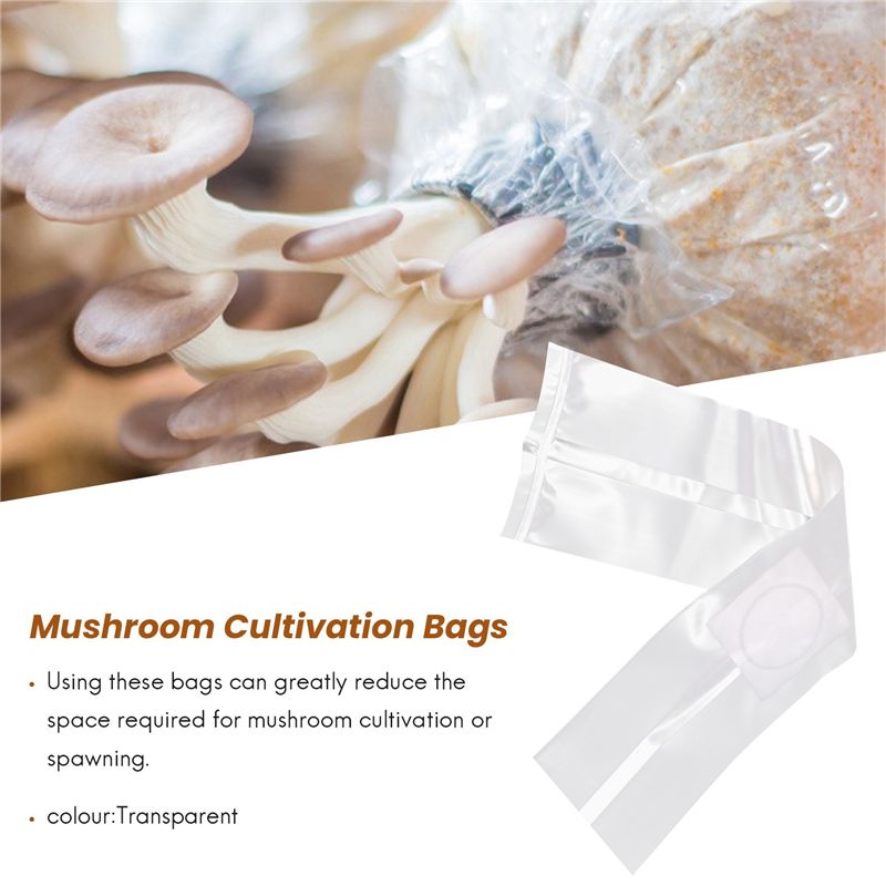 100Pcs Mushroom Growing Bag Sp - Mushroom Spawn Bag 评论和价格