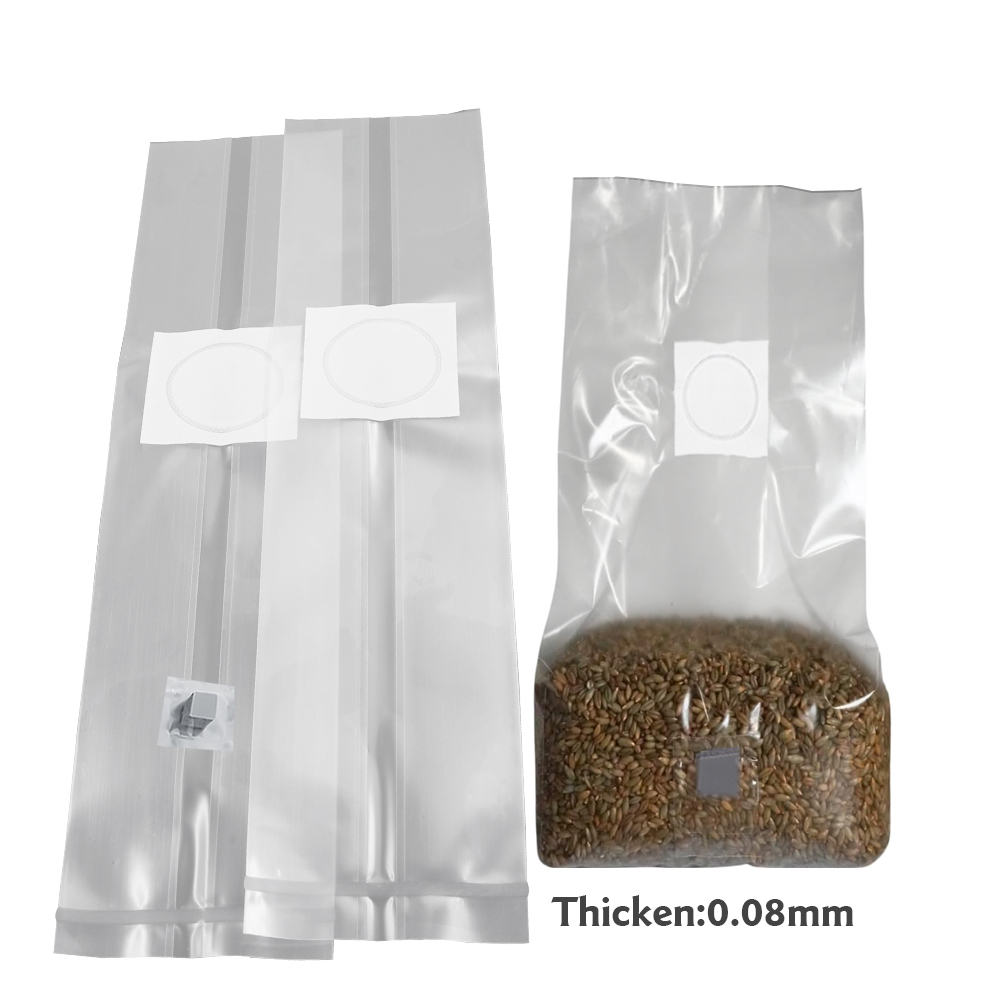 10PCS 0.08mm Thick PP Autoclav - Mushroom Spawn Bag 评论和价格
