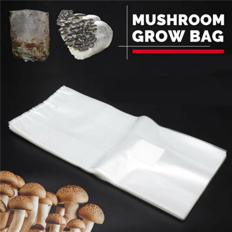 AT44-100Pcs PVC Mushroom Spawn - Mushroom Spawn Bag 评论和价格