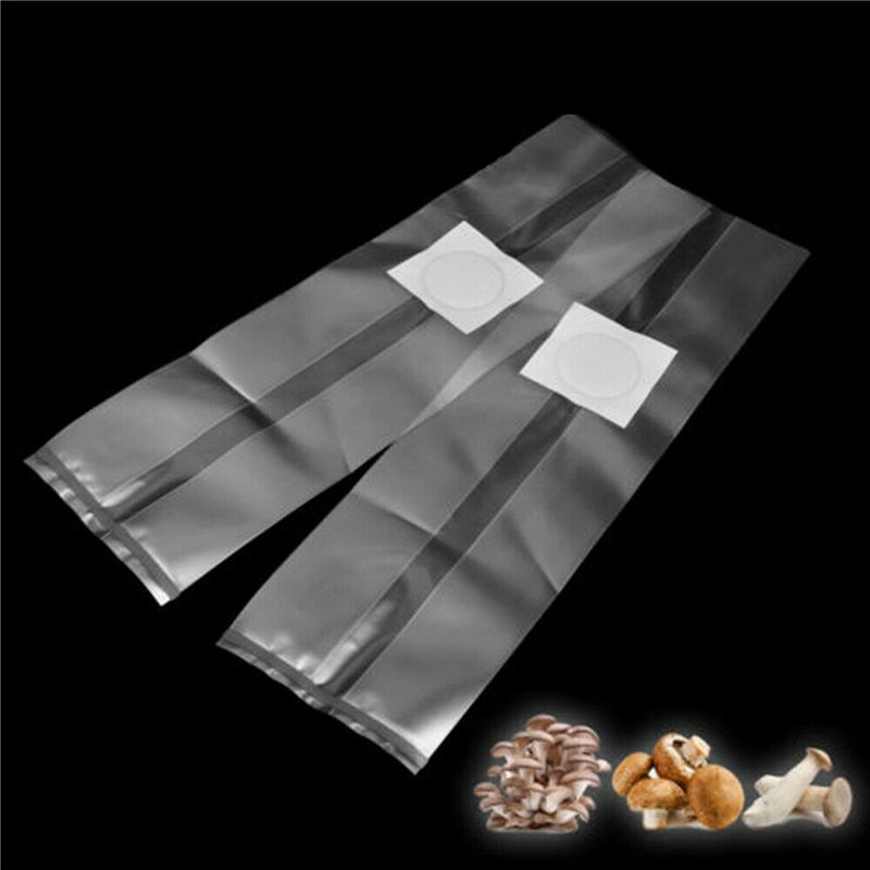 AT44-100Pcs PVC Mushroom Spawn - Mushroom Spawn Bag 评论和价格