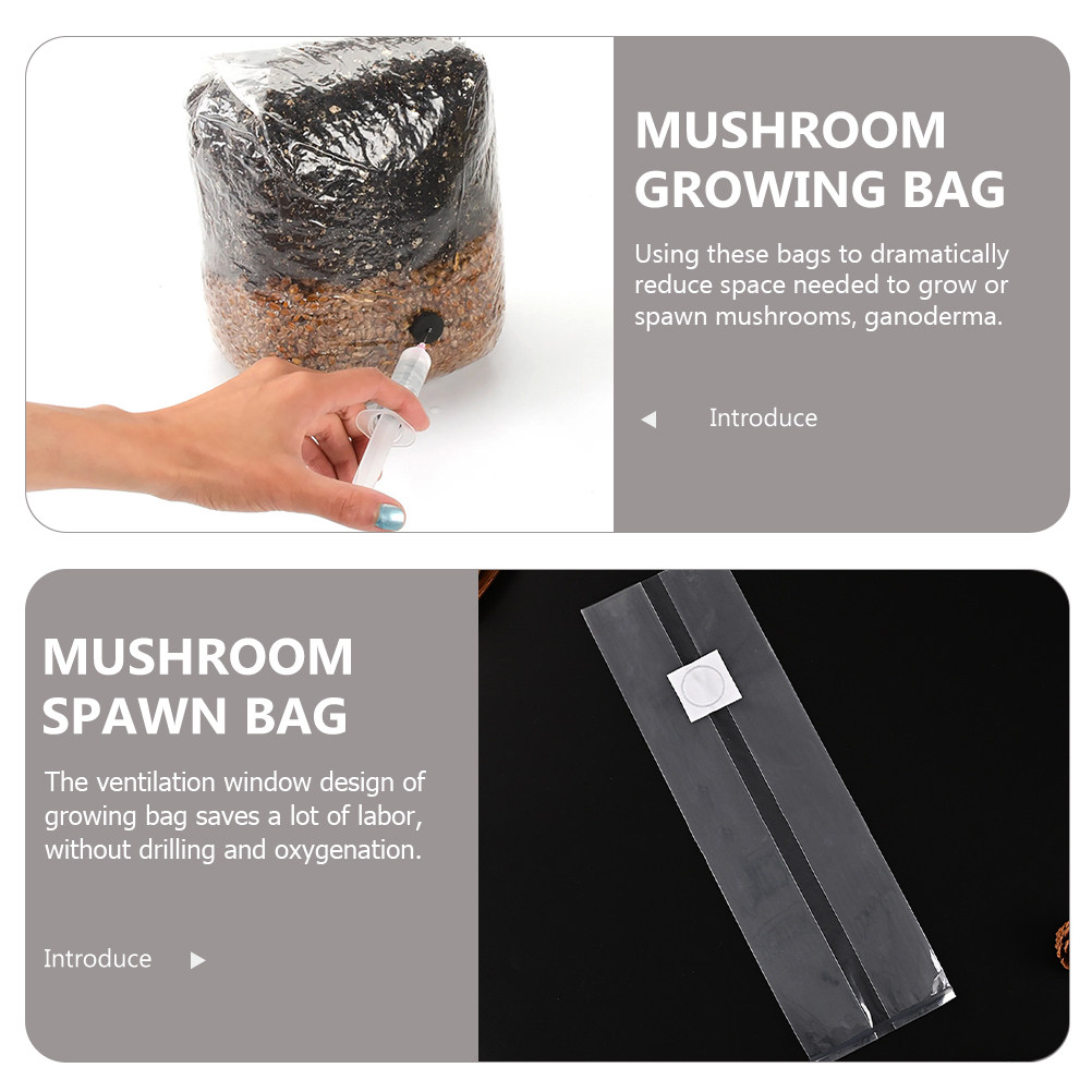 20Pcs Mushroom Growing Bags Cl - Mushroom Spawn Bag 评论和价格